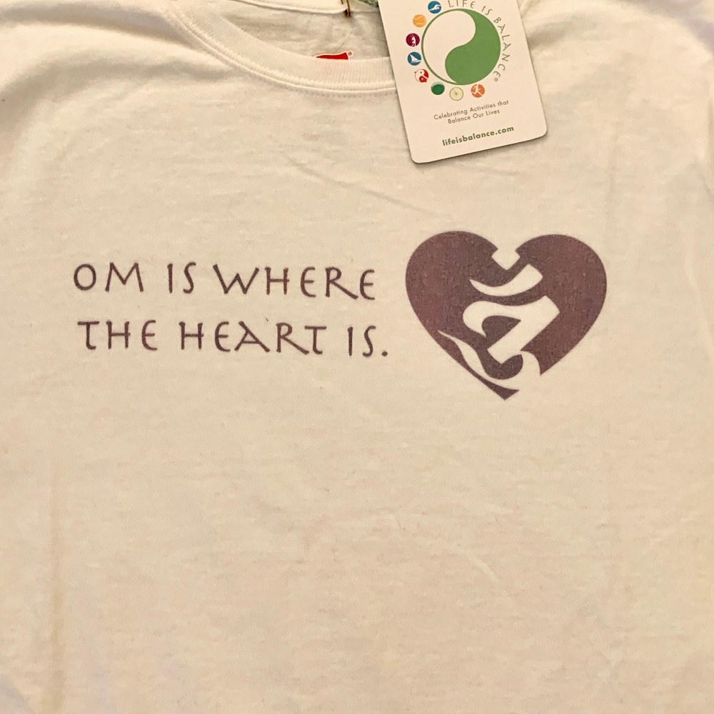 Ladies Yoga and meditation T-shirt – Medium White